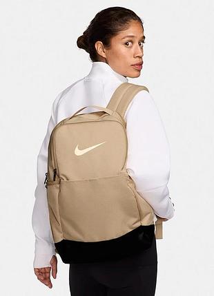 Спортивный детский рюкзак на тренировку найк nike brasilia 24 л. рюкзак подростковый для спорта (dh7709-253)