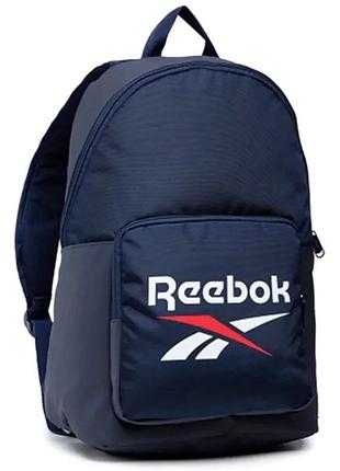 Спортивный рюкзак рибок reebok classics foundation 20 л. городской рюкзак для мужчины и женщины (sgp0152 navy)