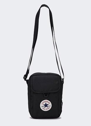 Барсетка converse chuck taylor patch crossbody 2. жіноча сумка конверс через плече. чоловічий месенджер сумка