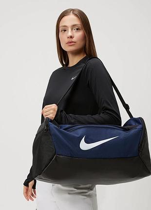 Спортивная сумка nike brasilia 9.5 41л мужская, женская сумка найк для футбольной формы, тренировок, спортзала
