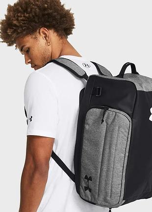 Рюкзак трансформер 2в1 андер армор under armour contain duo sm 40 л. сумка рюкзак для спорта, зала 1381920-025