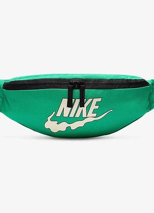 Поясна сумка nike heritage hip pack. сумка бананка для підлітка. зелена сумка на пояс найк. нагрудна сумка