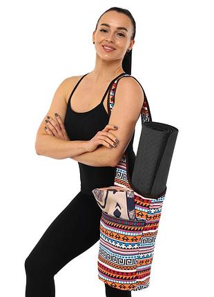 Йога сумка спортивная yogabag kindfolk чехол для коврика (мата, каримата) для йоги и вещей для тренировки