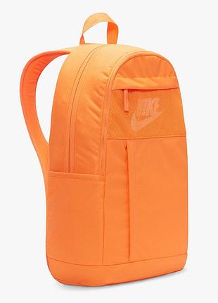 Оранжевый рюкзак мужской найк nike elemental 21 л. спортивный городской рюкзак для тренировок (dd0562-836)