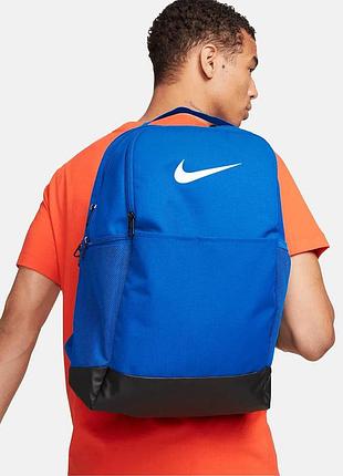 Спортивный детский рюкзак на тренировку найк nike brasilia 24 л. рюкзак подростковый для спорта (dh7709-480)