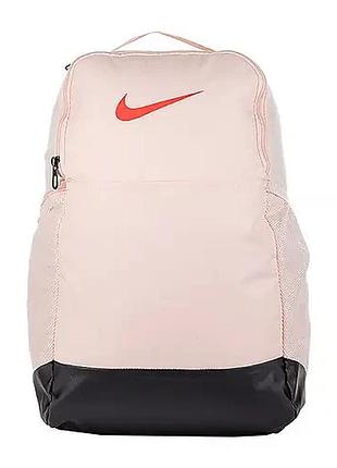 Спортивный детский рюкзак на тренировку найк nike brasilia 24 л. рюкзак подростковый для спорта (dh7709-838)