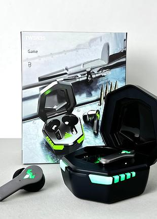 Беспроводные наушники n35 series, gaming earbuds, smart case (черный)