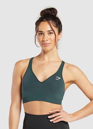 Gymshark seamless   женский бесшовный спортивный топ-бра для тренировок