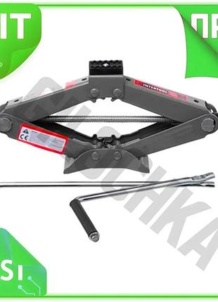Ve домкрат механічний intertool 1т new version ромбоподібний для автомобіля підйомний пристрій для рем n6w_ver