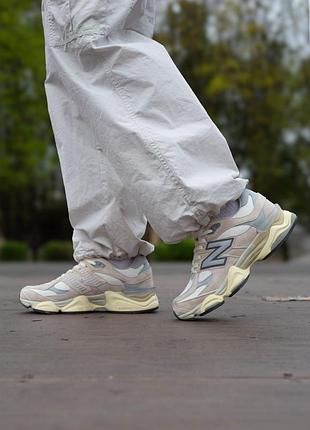 Чоловічі кросівки нью беленс new balance 9060 beige white