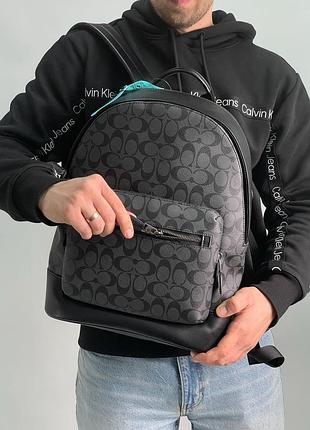 Рюкзак coach west backpack in signature canvas