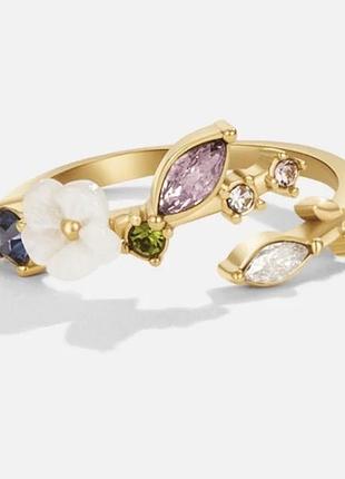 Bloom flower ring — кольцо-цветок с сияющими деталями ✨🌸  расцветай и сияй каждый день!