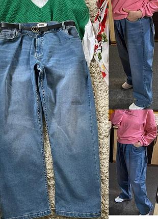 Комфортні ирокі джинси палаццо батального розміру,jacamo,p5xl-6xl