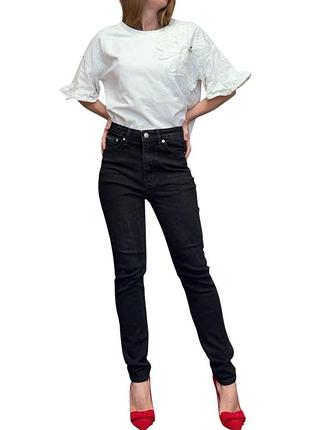 Джинси calvin klein skinny жіночі чорні s