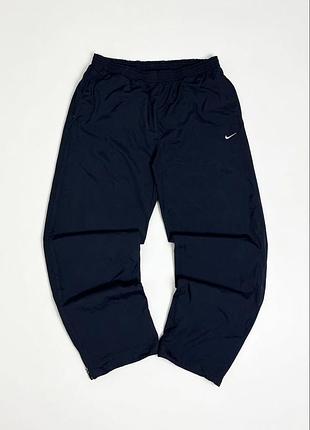 Vintage nike y2k navy blue pants size l чоловічі спортивні штани найк мужские штаны спортивные