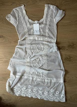Нова пляжна сукня zara