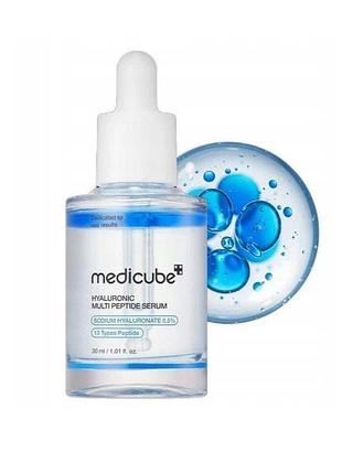 Мультипептидна сироватка з гіалуроновою кислотою medicube hyaluronic multi peptide serum, 30 мл