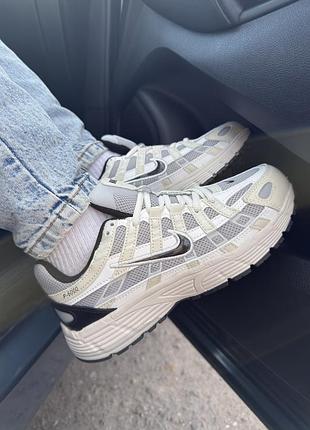 Кросівки nike p-6000 white/black