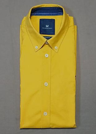 Комір 41 см  grew clothing company 
гірчична   сорочка  oxford size m 
гудзики брендовані
 100% cotton slim fit