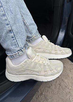 Кроссовки nike p-6000 beige