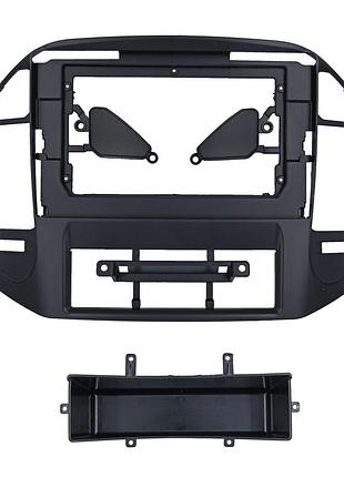 Переходная рамка серии qiv tb2661 для mitsubishi pajero, montero, shogun 1999-2006 (black) (f3) 10 дюймов