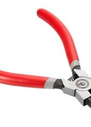 Щипцы для стопорных колец intertool - 150 мм изогнутые-cжим 🔥