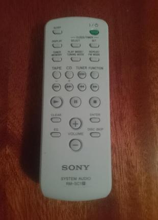 Пульт дистанційного керування sony rm-sc1 для аудіосистем.