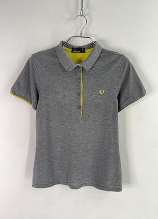 Fred perry polo shirt gray women's s size