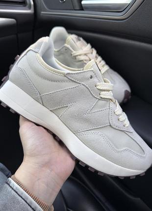 Кроссовки new balance 327 beige
