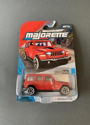 Машинка металева мажорет преміум джип вранглер jeep wrangler 4xe majorette