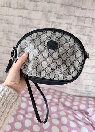 Винтажная мини сумка через плечо от gucci 💙