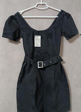 Джинсовое платье primark denim co 2