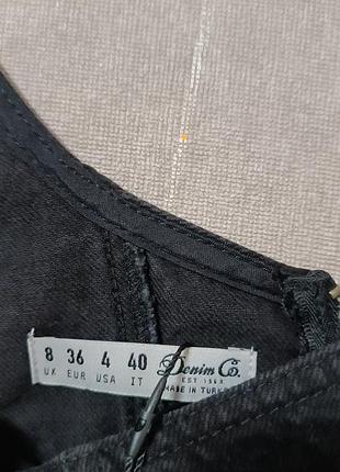 Джинсовое платье primark denim co 4