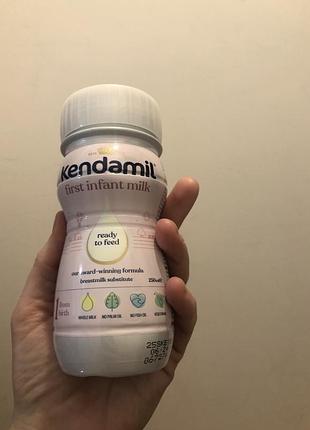 Дитяча молочна суміш kendamil ready to eat classic 1 рідка 250 мл рідка жидкая смесь