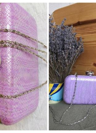 Сумка-клатч з застібкою «діамант».(нова)