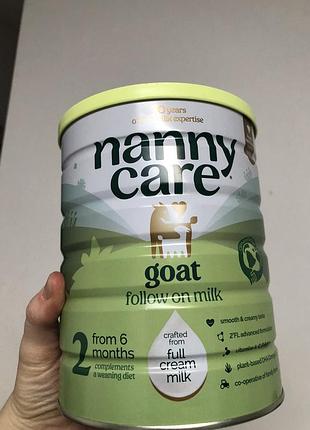 Дитяча молочна суміш nannycare 2 goat козяча дитяче харчування