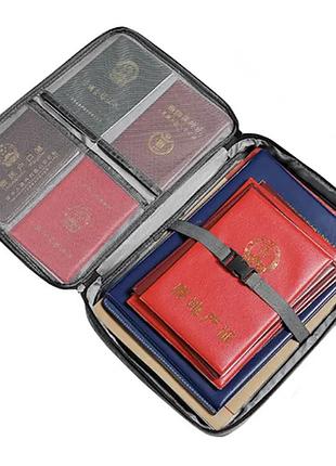 Дорожня сумка органайзер для зберігання документів 34х25х6 см.