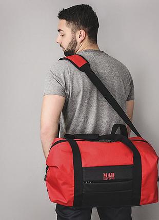 Модная сумка спортивная мужская mad easy spirit 27 л молодежная женская сумка для тренировок, зала, футбола