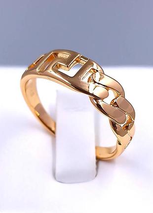 Каблучка жіноча медзолото xuping jewelry 18k. р 16,5, 17.