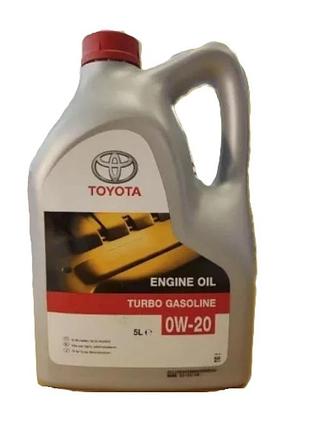 Моторное масло toyota турбо gasoline 0w-20 5л toyota/lexus 0888083589