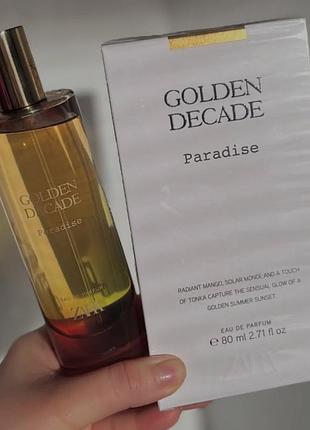 Парфумована вода zara golden decade paradise 80 мл