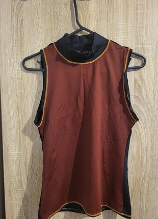 Спортивна еластична майка-гольф від zara, s