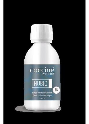 Краска для окрашивания краев кожи coccine nubio 200 мл черный белый