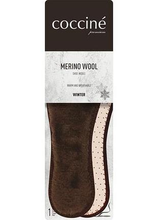 Стельки зимние из шерсти мериноса coccine merino wool (польша) 38