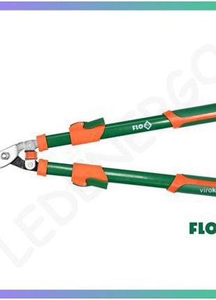 Телескопический сокатор flo 99119 для обрезки деревьев и кустарников диаметр 30 мм длина 660-910 мм