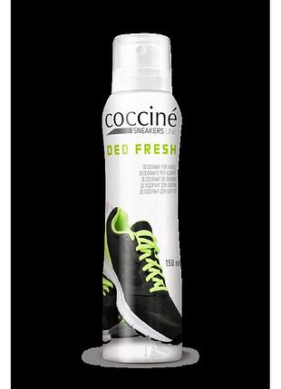 Дезодорант для взуття з іонами срібла coccine deo fresh – 150 мл, усунення запаху