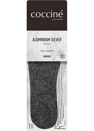 Зимние стельки coccine aluminium silver – тепло, комфорт и защита в морозы! 40