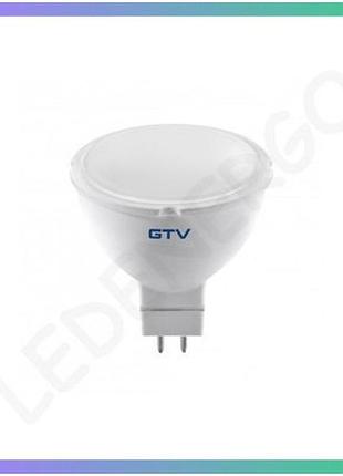 Світлодіодна лампа gtv mr16 4w 300lm 6400k 12v для освітлення приміщень