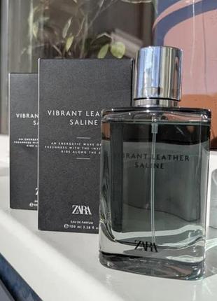 Чоловічі парфуми zara vibrant leather saline 100мл