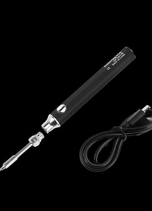 Паяльник від usb без акумулятора міні 5v 2а - 8w 330-450°c 5